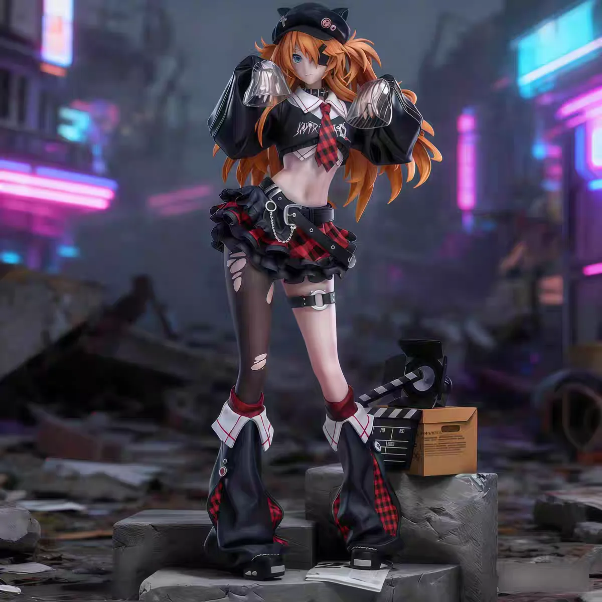 

EDS Studio Malt Elephant Asuka evangelion EVA Anime Peripheral Cute Beautiful Girl Maid Figurine 12.99Inch/33cm hot Gift Toys