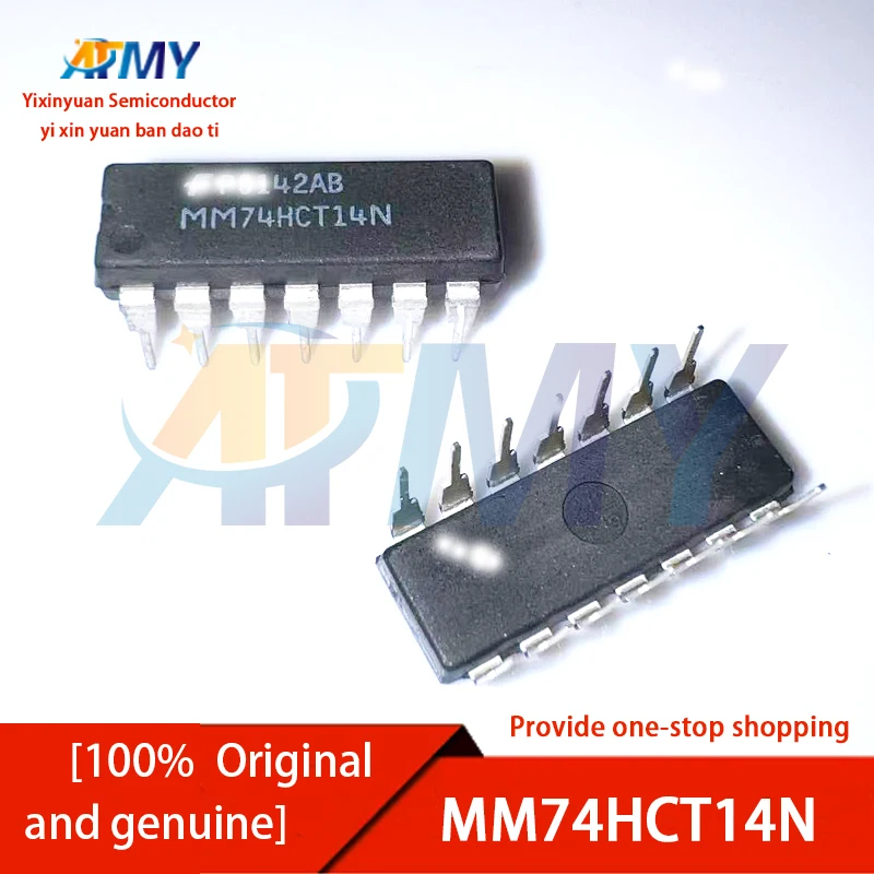 

10piece MM74HCT14N High-speed silicon gate CMOS chip