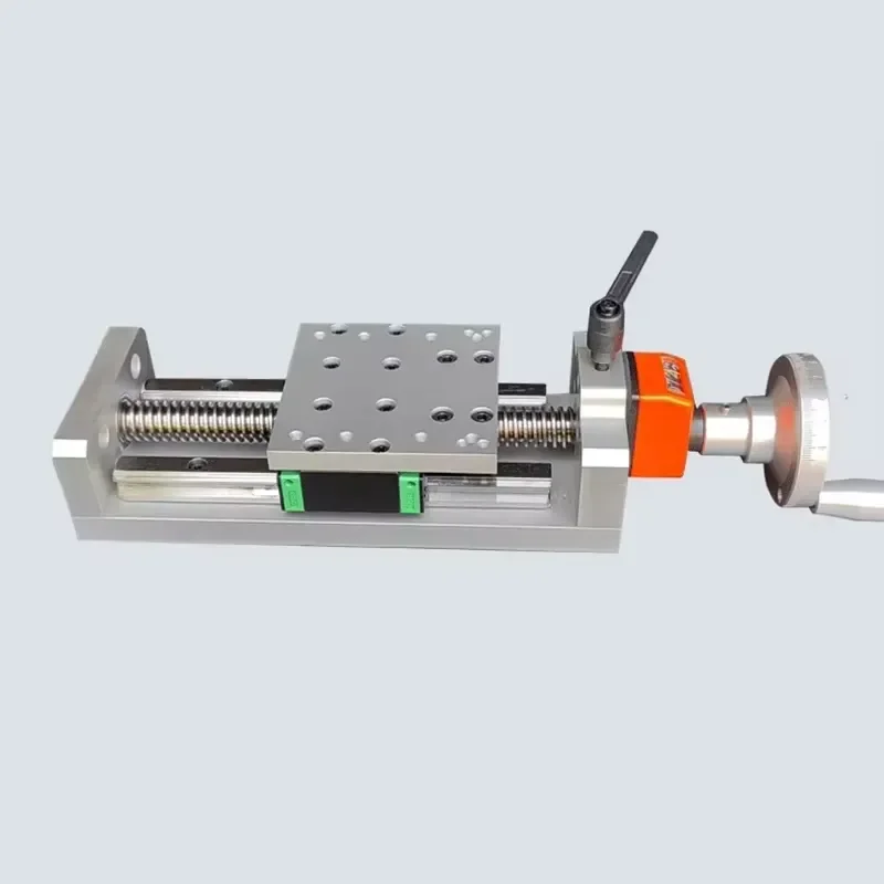 XY Axis Cross Linear Guide Screw Module with Handwheel Displacement Sensor Digital Display Slide for Machine Tool Precision