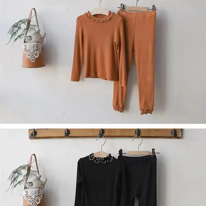 Spring Summer Children's Clothing For Girls Mother Kids Elastic And Figure-Hugging Leggings With Black Pant