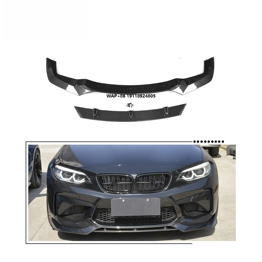 

Carbon Car Front Spoiler for B-MW F87 M2 Base Coupe 2-Door 16-17(Fits: F87 M2 )