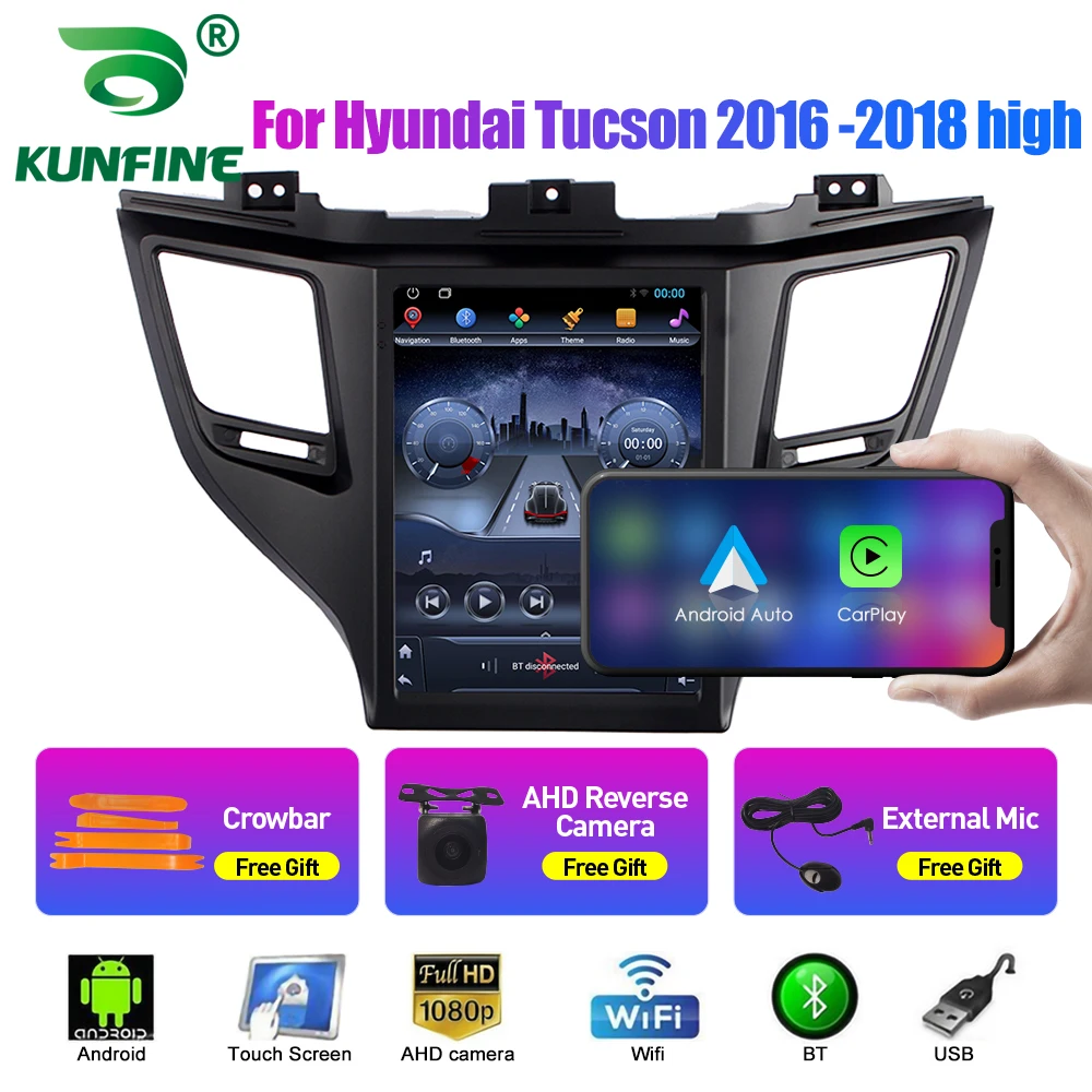 

Автомагнитола Tesla Style 2 Din, 9,7 дюйма, Android, для Hyundai Tucson 16-18, высокая стереосистема, автомобильный мультимедийный видеоплеер, DVD, GPS-навигация