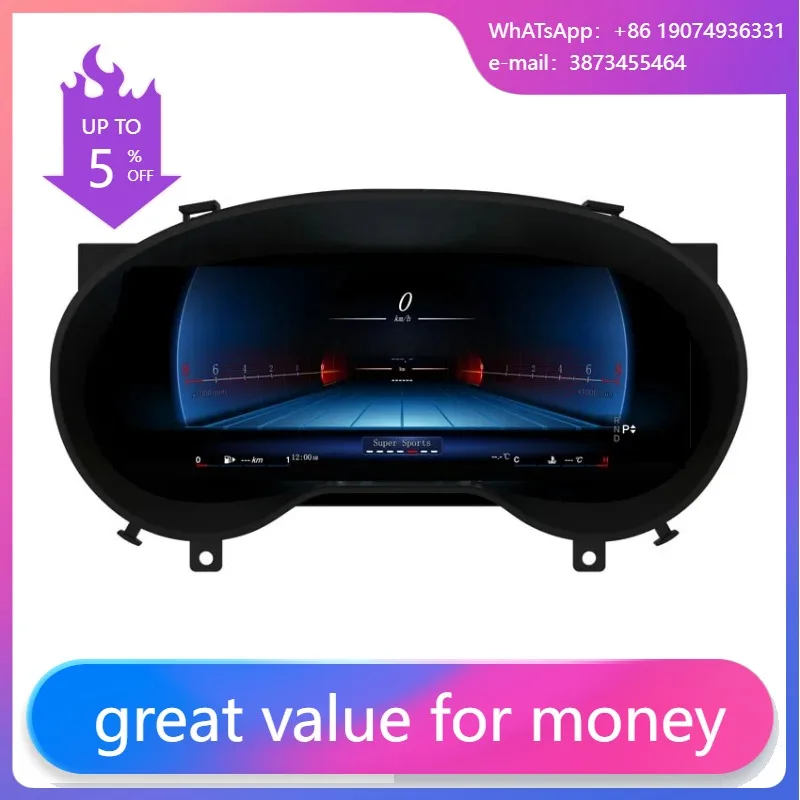 

12.3 LCD Display For CLA W176 CLA180 CLA250 C117 45 AMG Digital Cluster