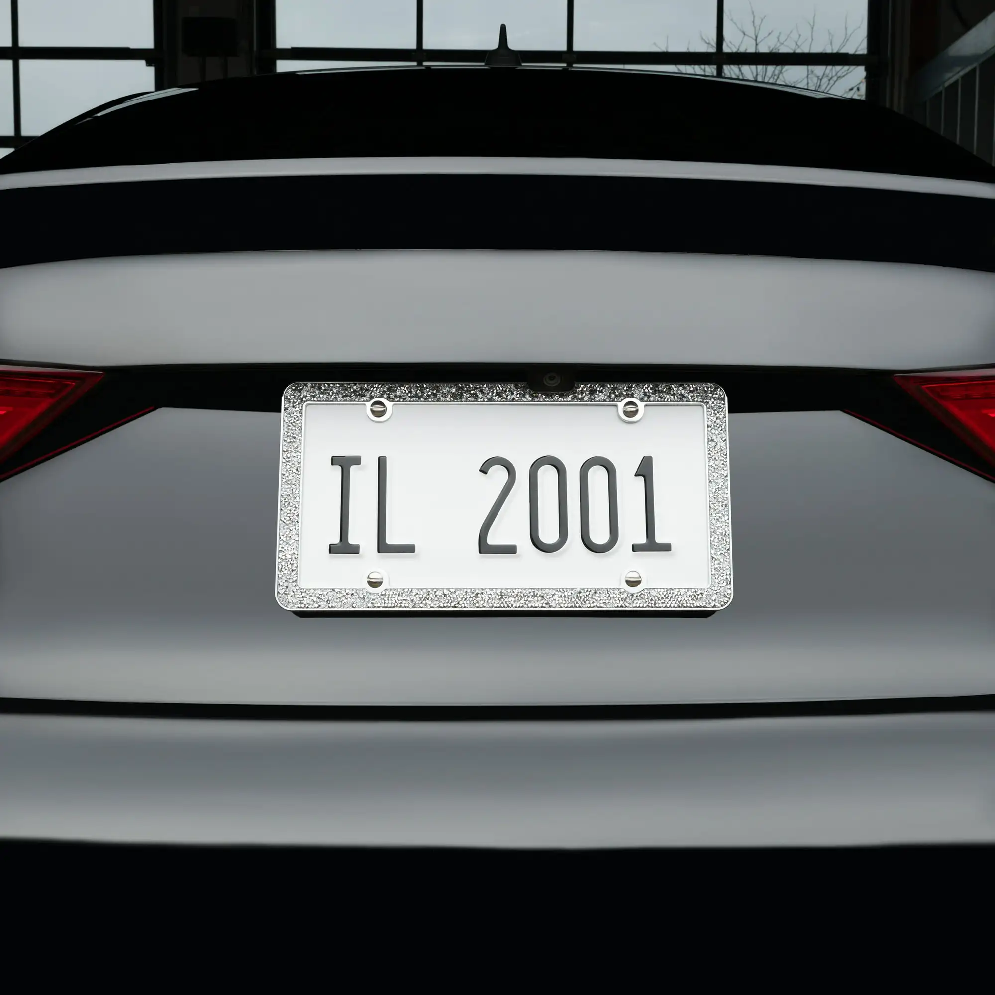 

Crushed Bling Automotive Metal License Plate Frame, 90141W