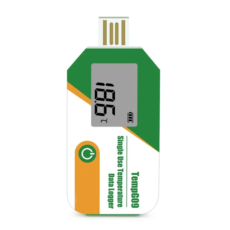 

Цифровой портативный миниатюрный высокоточный регистратор данных AA63 HOT с одноразовым датчиком температуры для холодовой цепи с функцией сигнализации