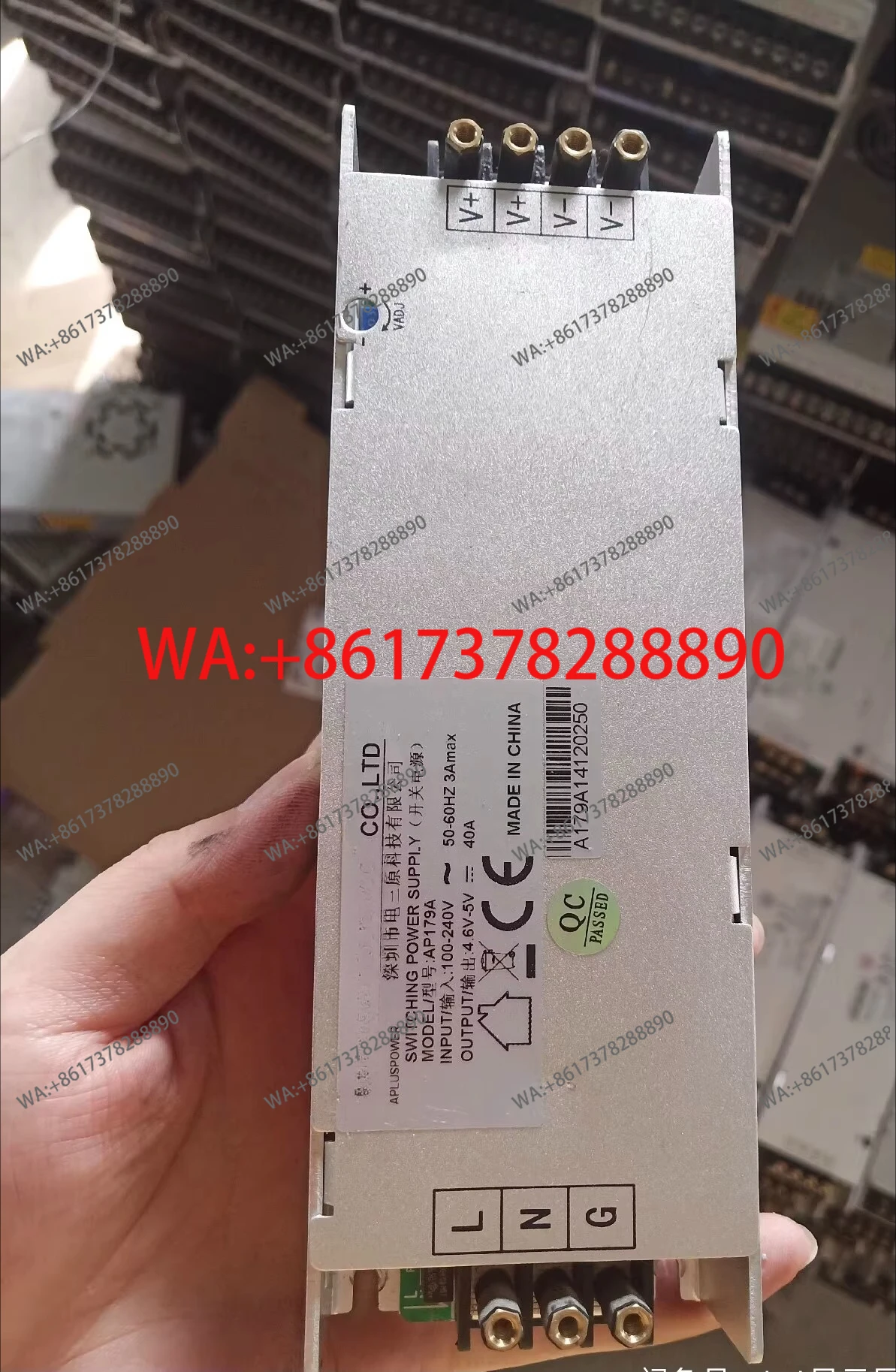 

AP179A 4.6V-5V 40A адаптер питания с медной опорной стойкой