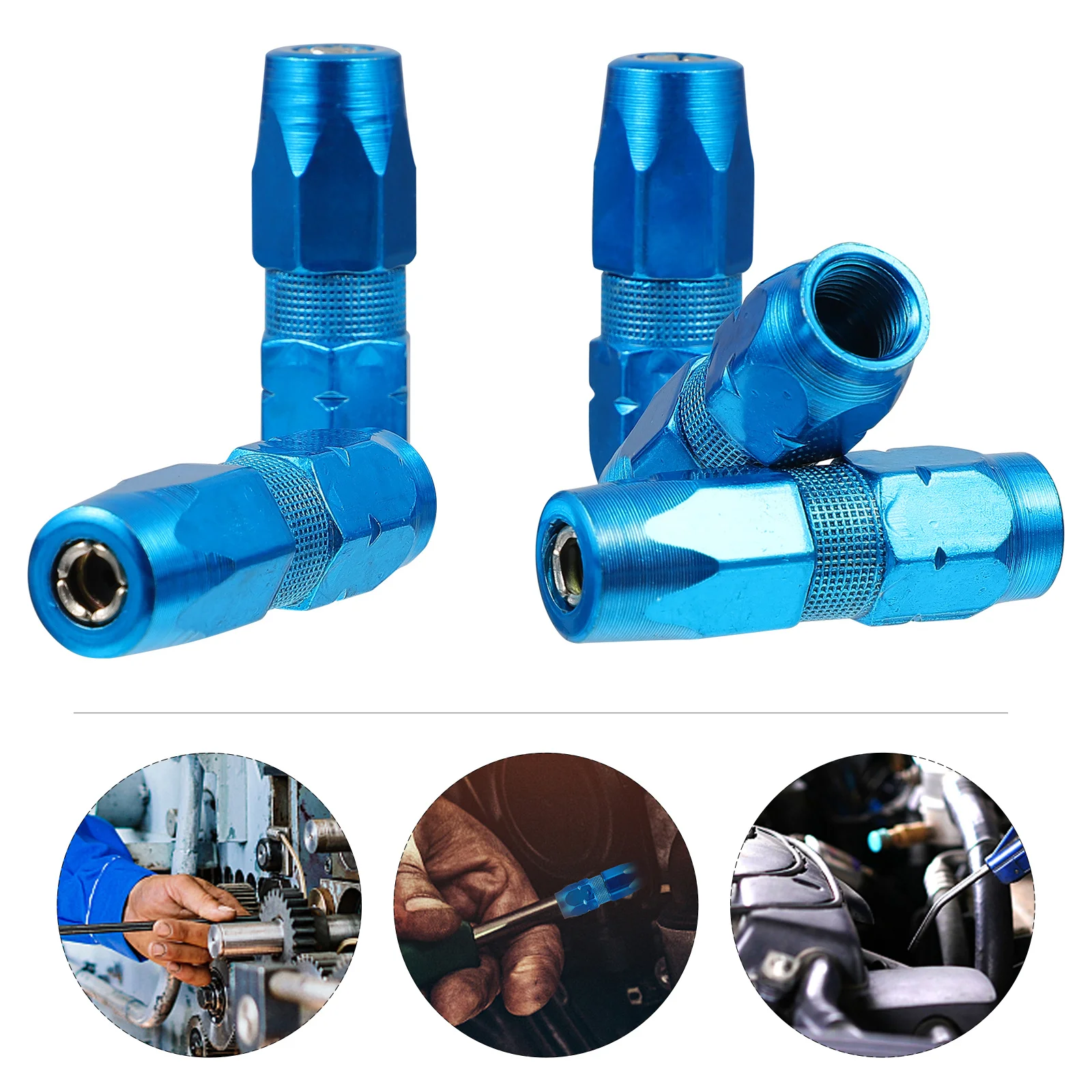 5 шт., насадка для смазки, прочные сменные соски, комплект усовершенствованного оборудования, безопасность, практичный дизайн, 4 кулачка для смазки