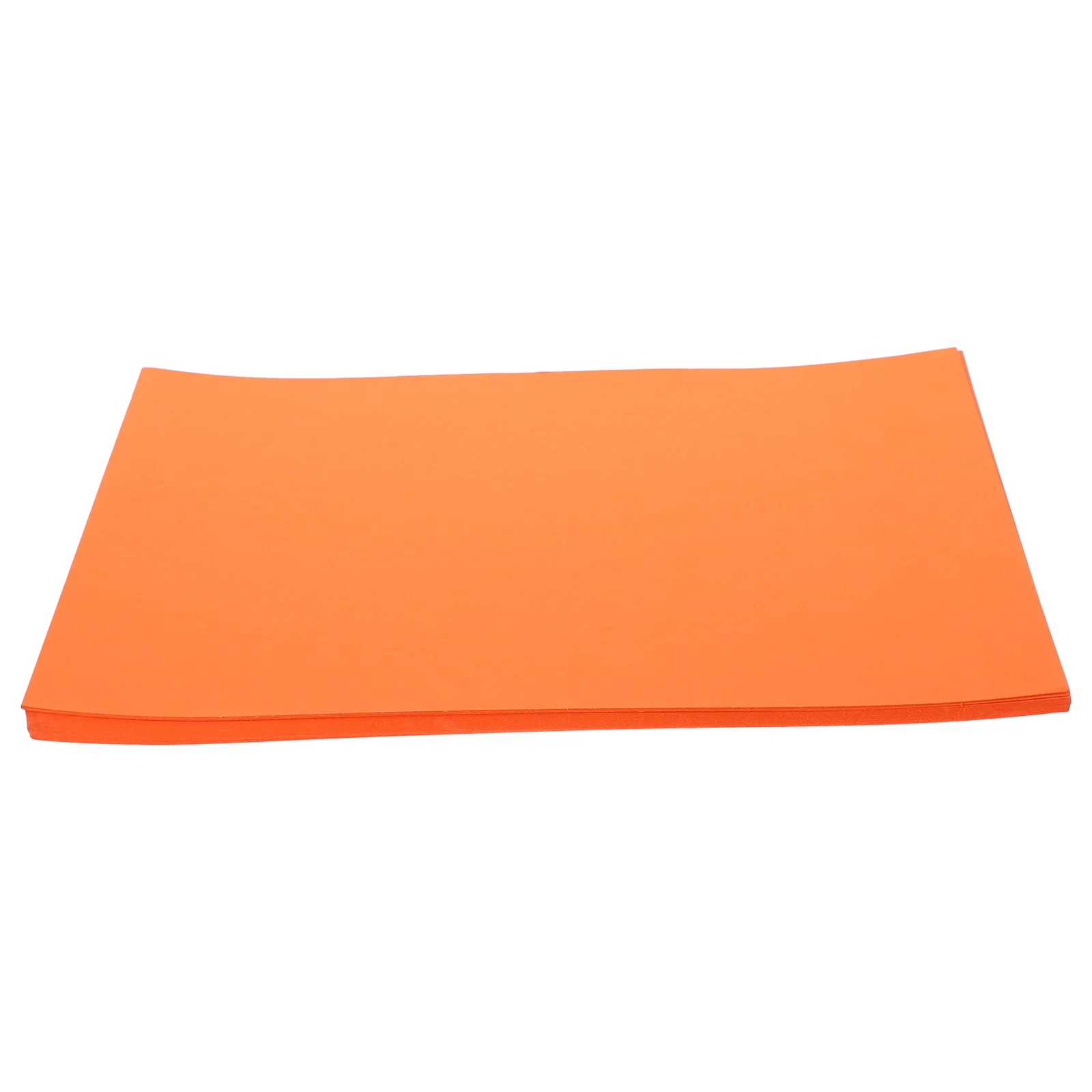 50 Sheets A4 Color Cardboard Colored Printer Paper Handmade Craft Papers DIY Supplies Origami Orange Child Material