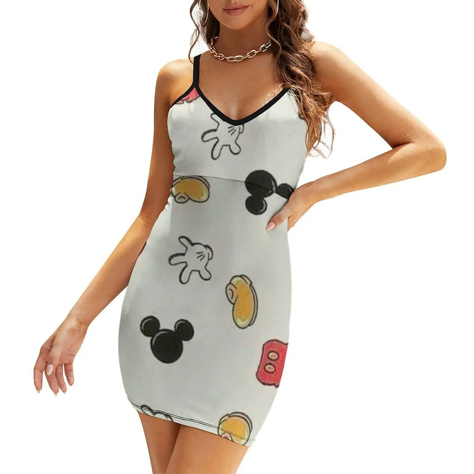

mickymouse design Sling Dress summer dress womens 2025 Women dresses summer women evening dress dresses for womens 2025