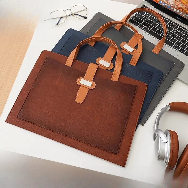 Porte-documents de bureau portable format A4 avec boucle à pression, organiseur de fichiers multicouche imperméable, sac à main anti-perte pour le rangement des documents