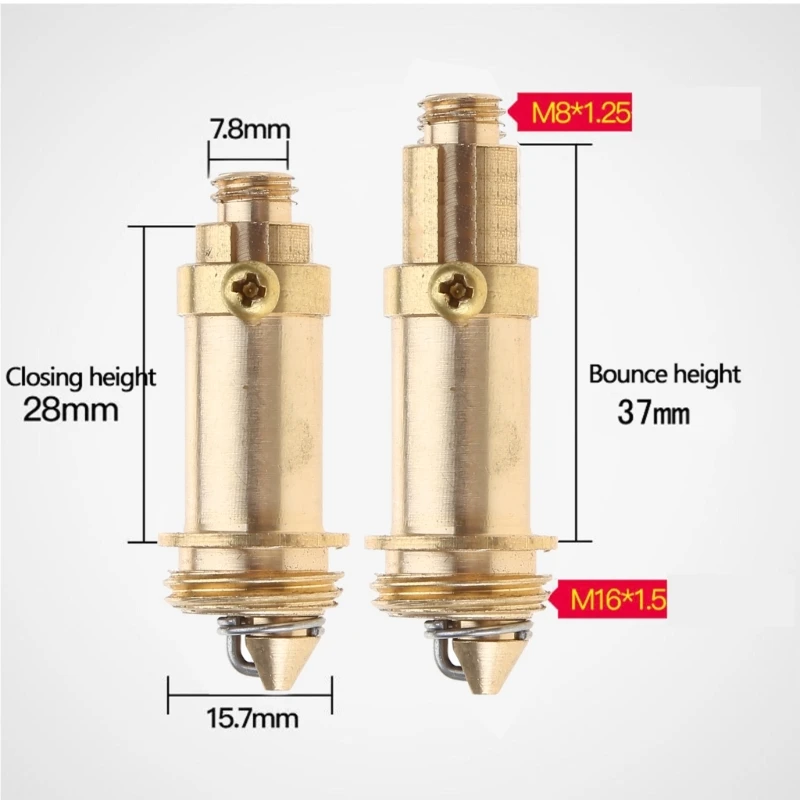 Sink Drain Stopper Plug Bolts Push Spring Plug Bathroom Sink Parts