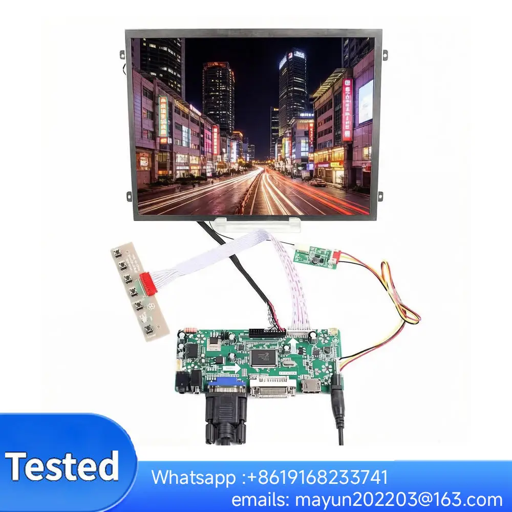 VS104T-003A 10.4-Inch IPS LCD Screen, 1024×768 XGA 500nit with HDMI VGA Audio Controller Board