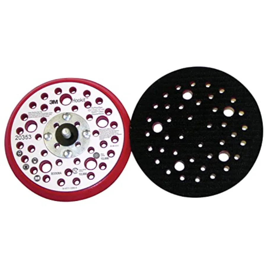 

Hookit Clean Sandg Low Profile Disc Pad 2033 Hook and Loop Attachment 5' Diameter x 3/8' Thick 5/16'-24 External Thread Holes R