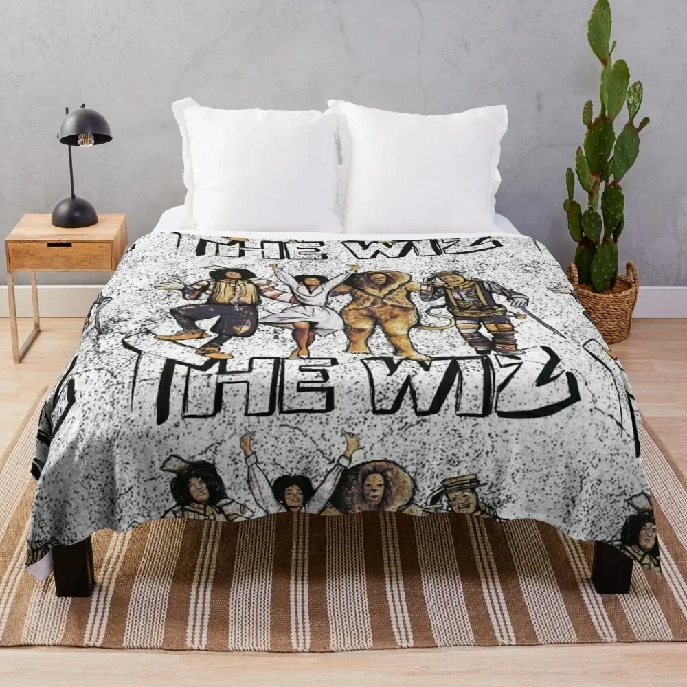 Grungy Wiz Throw Blanket cosplay anime Thins Custom Luxury Designer Blankets