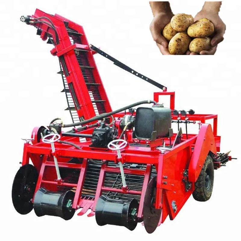 High effciency self loading combine potato harvester for tractor