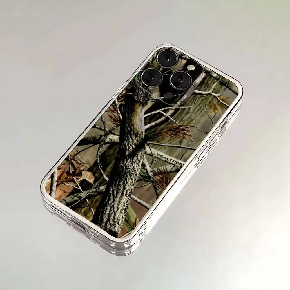 Deer Hunting Camo   Phone Case For iPhone 17,16,15,14,13,12,Pro,Max,Plus,E,SE4,Air,Mini Transparent Cover