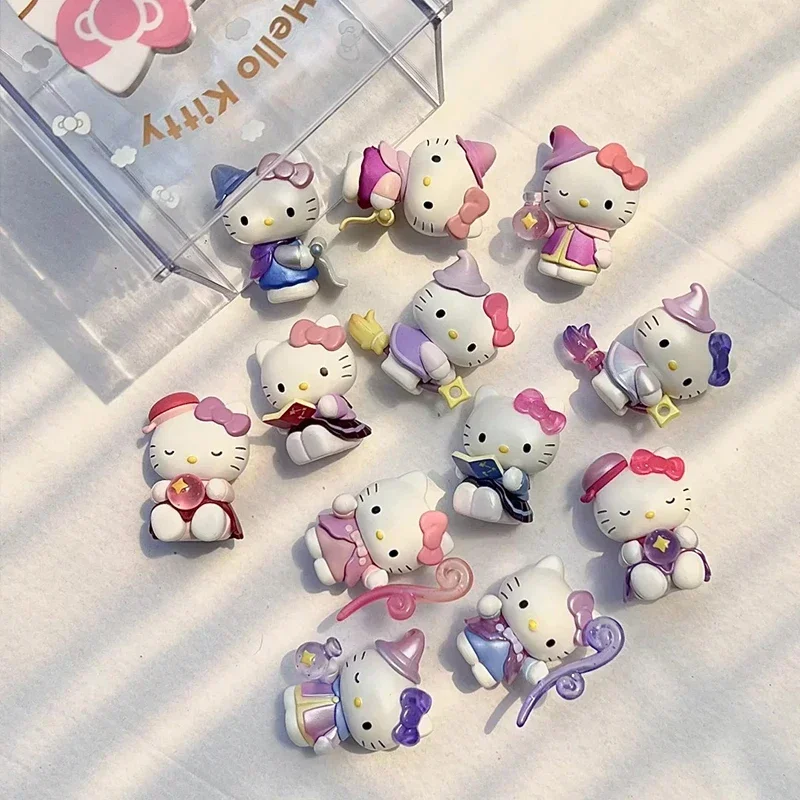 مرحبا كيتي دراسة علم التنجيم لطيف الفول حقيبة أعمى صندوق أعمى صغير لطيف الجسيمات هدية الزخرفية