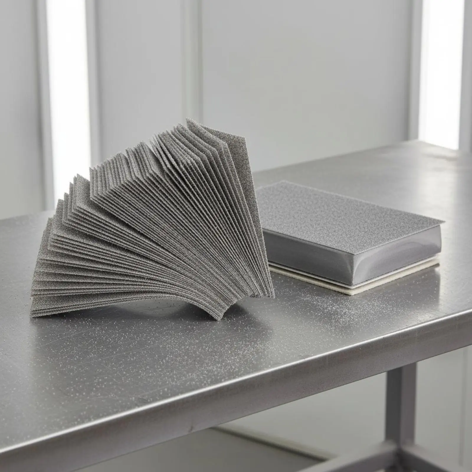 

50 Pieces Auto Paint Sanding Sheet Polishing Use Putty Sanding Sheet Dust Extraction Sandpaper Easy to Stick Abrasive Supply