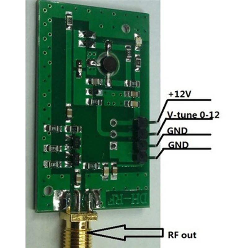 Rf Voltage Controlled Oscillator Frequency Source Broadband Vco 515Mhz---1150Mhz