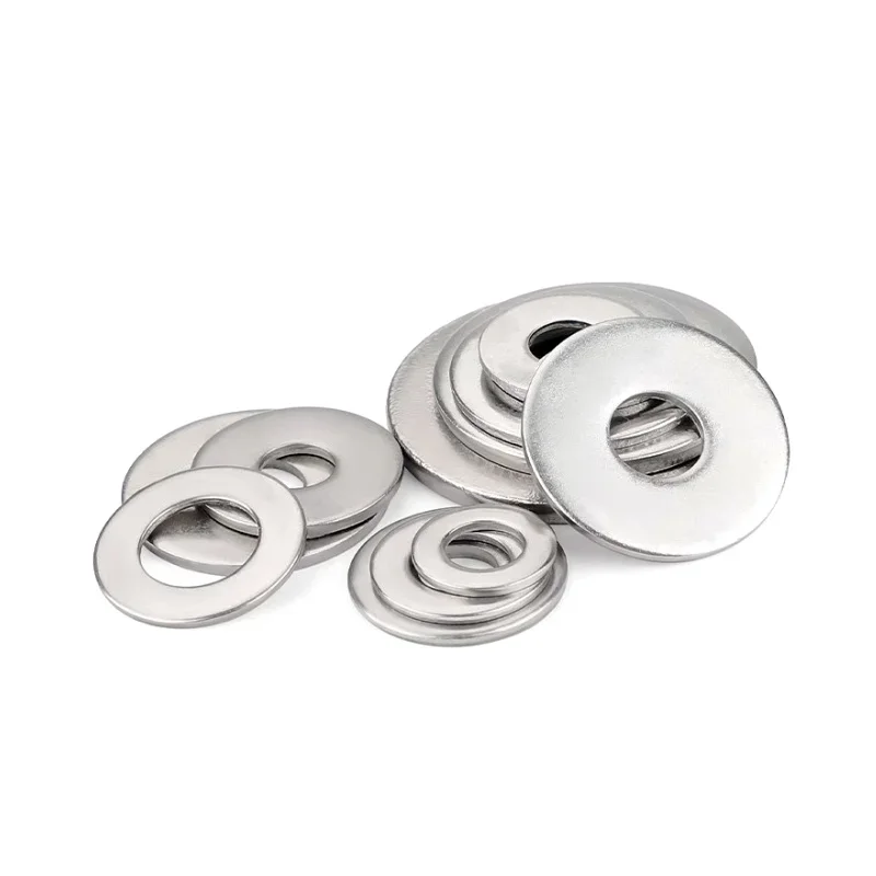 Flat Washer M3 M4 M5 M6 M8 M10 M12M14 16 M18 M20 M22 M24 M33 M36 304 Stainless Steel Gasket Circular Thickened Adjusting Shim