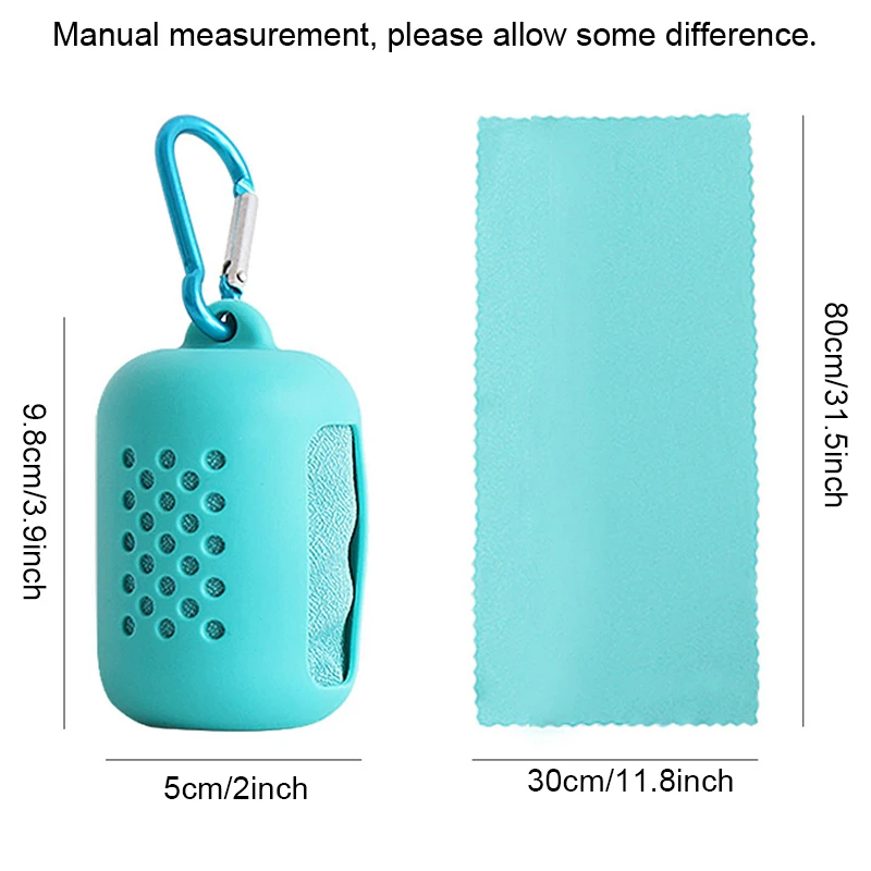 Portable Microfiber Towel Quick Fast Drying Super Absorbent Ultra Compact Travel Camping Backpacking Gym Swimming Beach Hiking