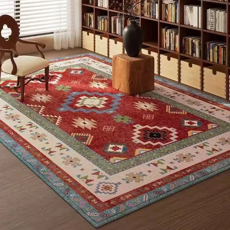 High Density Resilient Carpet, Wear-resistant Decorative Floor Rug for Living Room Indoor Home Decoration