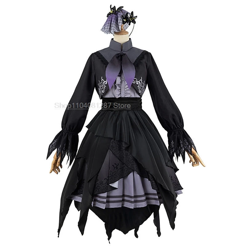 Game Asahina Mafuyu Cosplay Project Sekai Cosplay Kostuums Asahina Mafuyu Lolita Suits Jurk Pruik Halloween Party voor Vrouwen Meisjes