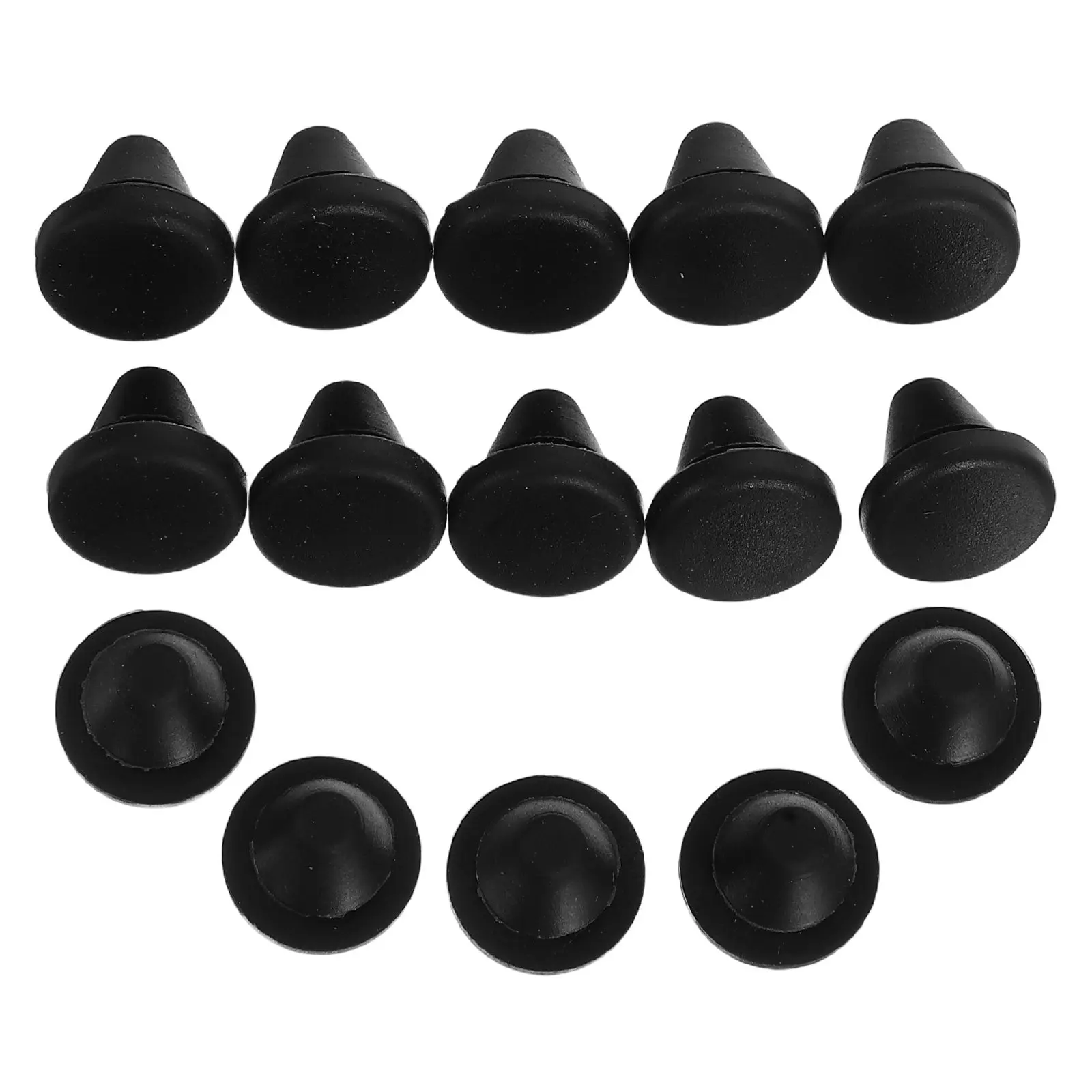 15Pcs Silicone Stove Grate Feet Pads Heat Resistant Conical Feet Anti Vibration Appliance Foot Pads Shock Absorbing Bumper