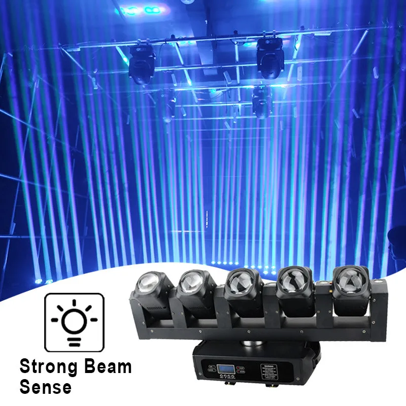 

LED Moving Head RGBW Beam Light for Concert Disco Show Stage Lighting Stage Light Effect Professional Strong Power Dyeing Lamp