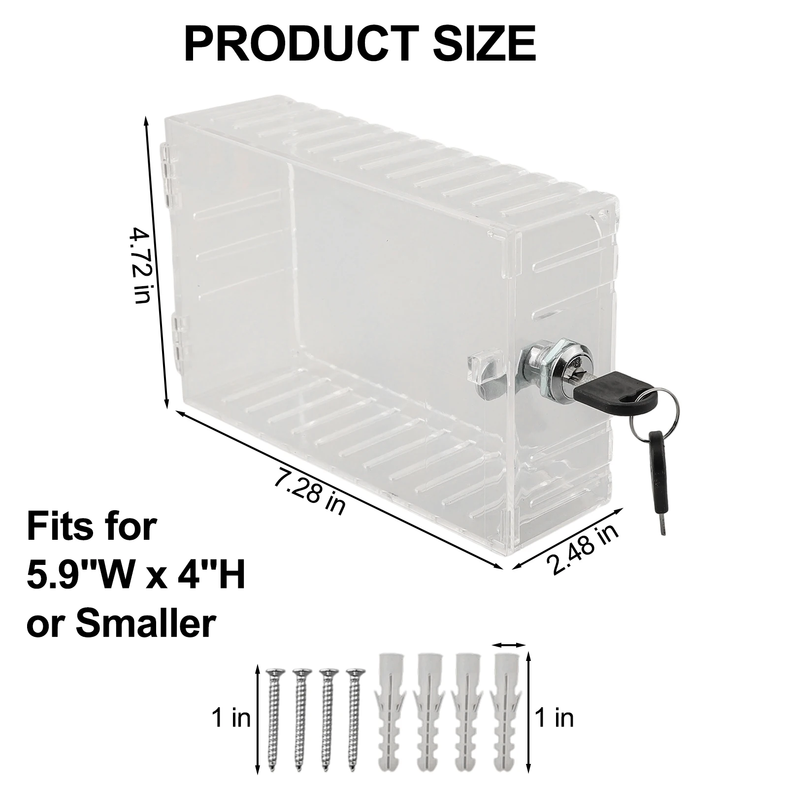 

Security Lock Box Thermostat Lock Box Fits Most Standard Thermostats Includes 2 Keys Minimizes Tampering Risk Door Lock