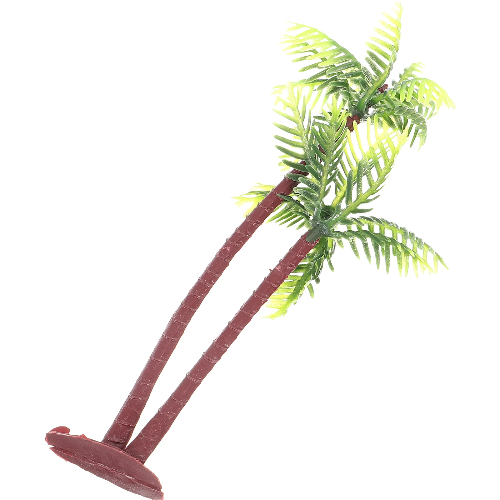 12 Pcs Coconut Tree Decor Mini Landscape Bonsai Decoration Artificial Plants Indoor