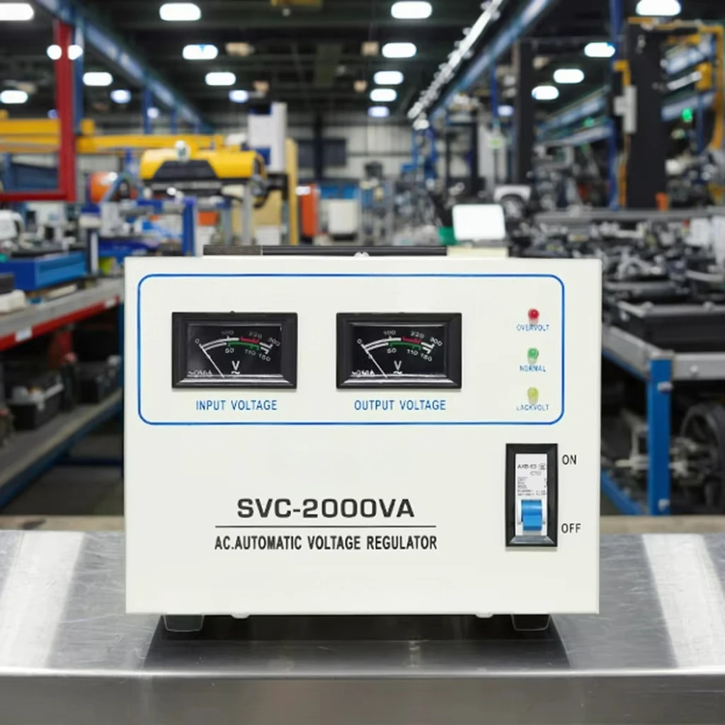 Custom SVC-2KVA Single Phase 220V Automatic Voltage Stabilizer High-Power 100% Copper AVR for Refrigerator Computer Product Use
