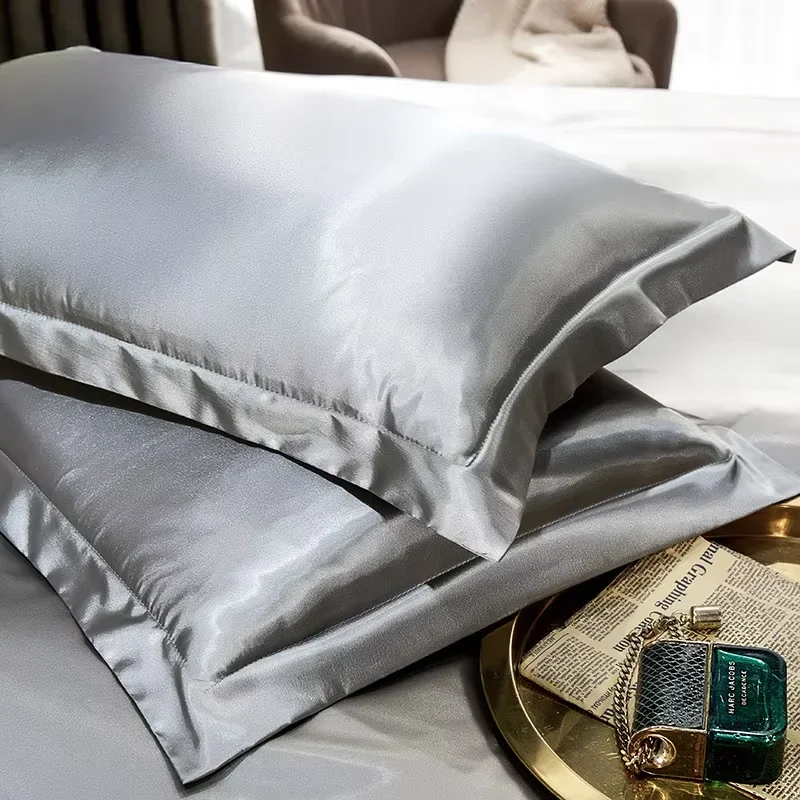 100% Pure Silk Pillowcase Real Silk Pillowcase Natural Silk Pillowcase Mulberry Silk Pillowcase  2pc