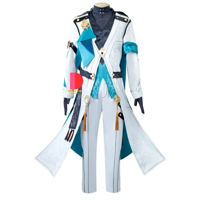 Disfraz de CyHonkai Star Rail Hot Luocha, uniforme de Carnaval de Anime con peluca, disfraz de Halloween para hombres, traje de juego listo para fotos