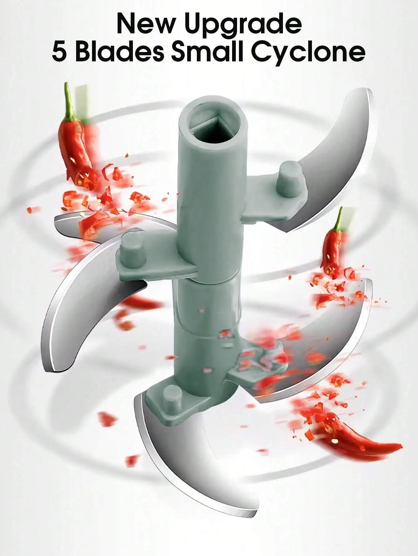 1pc 900ml Manual Food Processor Garlic Vegetable Chopper, Suitable For Chopping Garlic, Ginger, Chili, Onion And  Foods