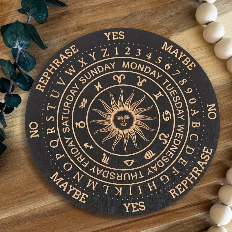Ästhetische spirituelle Aluminium-Wandkunst, 20,3 x 30,5 cm, wasserfestes, langlebiges Metallschild für Hexerei, Altar, Party, Wohnzimmerdekoration