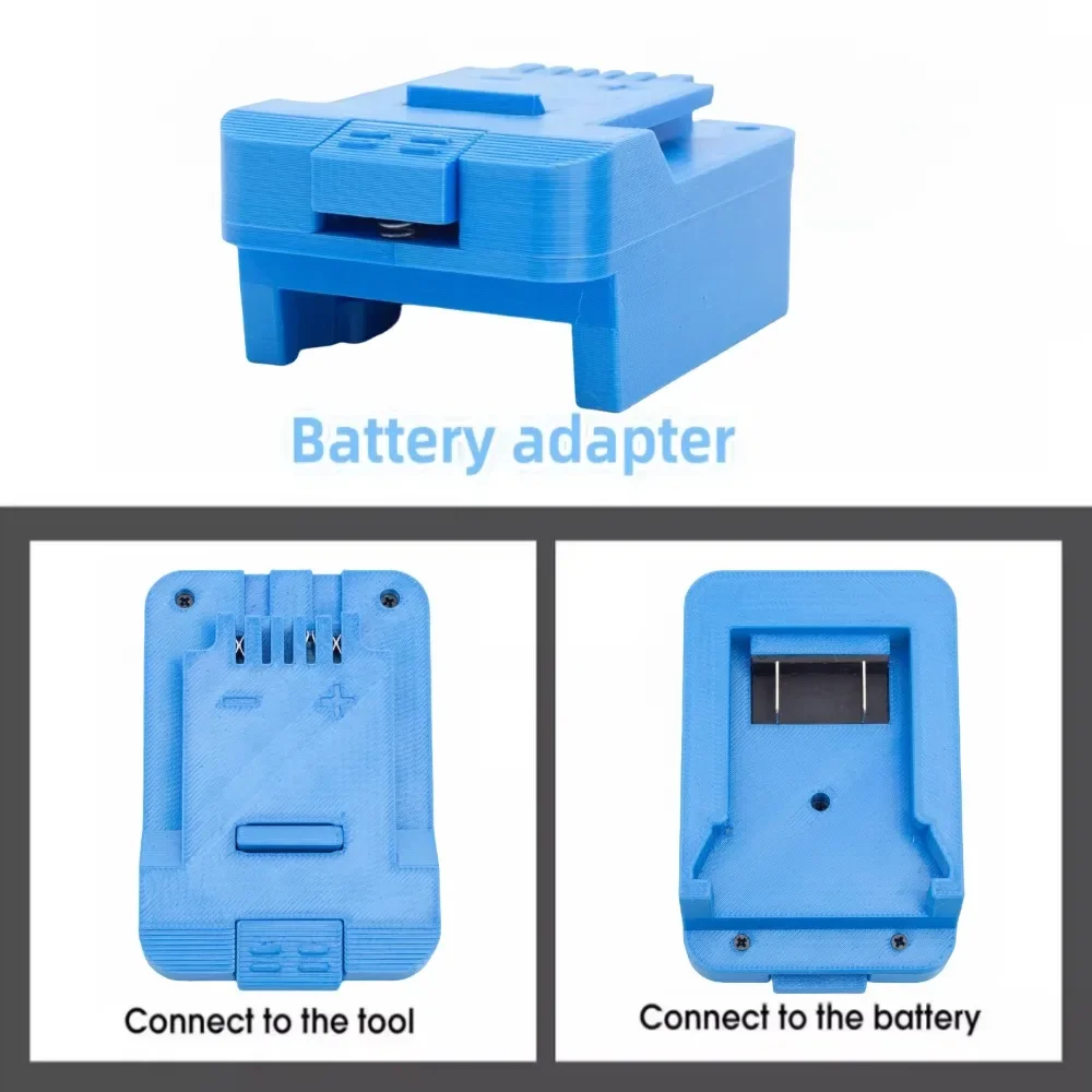 Imagem -06 - Adaptador Conversor de Bateria para Kobalt 24v Max Bateria de Baixo Perfil para para Ferramenta de Perfuração sem Fio de Bateria Bauer 20v Apenas Adaptador