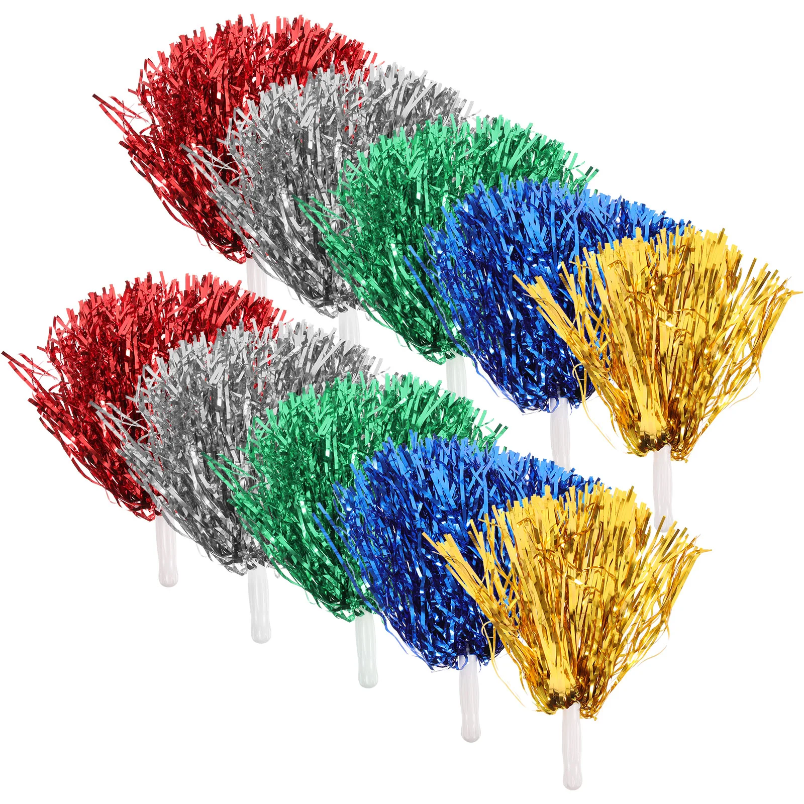 

10 Pcs Hand Flowers Sports Meeting Prop Cheerleader Pom Poms Cheering Squad Supplies