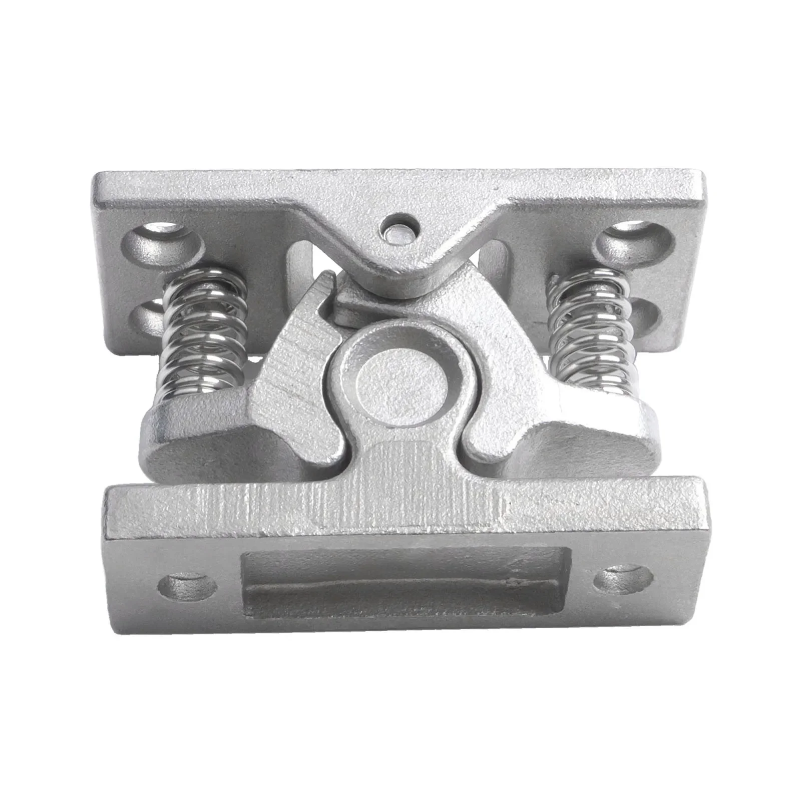 الأسطوانة المزدوجة الصيد مع الربيع تحميل قفل الباب وقف المشبك RV الباب المشبك كليب الربيع قفل حبة مزلاج بكرة الباب