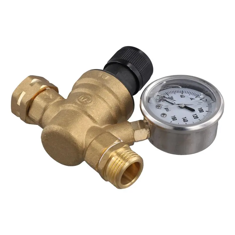 Classy-RV Water Pressure Regulating Valve Adjustable Pressure Reducing Valve For Camper Van Travel Trailers