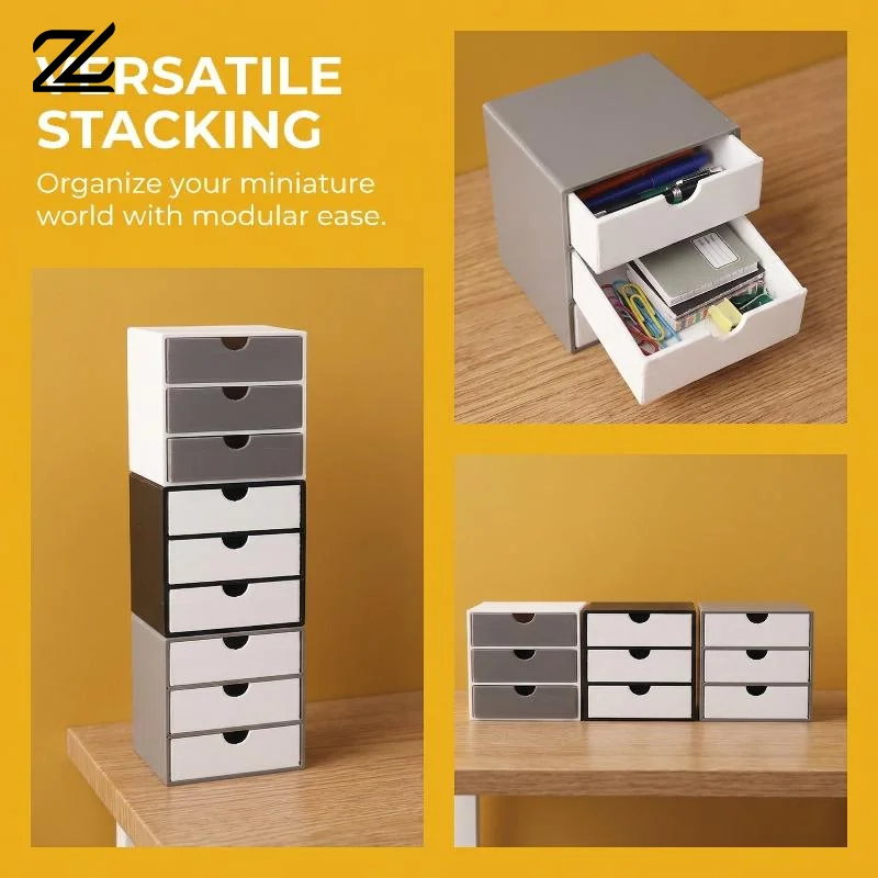 Wooden Bookcase Storage Cabinet 1 12 Dollhouse Furniture Miniature Drawer Shelf for Kids Educational Pretend Play