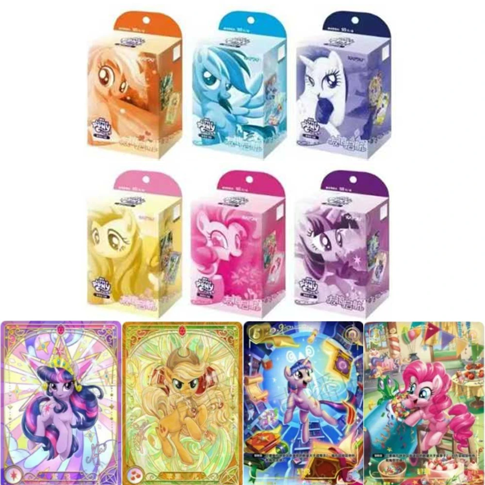 

KAYOU Genuine My Little Pony Card Magic TCG Trading Cards Friendship Set Sail Supplement Pack Collection Card Toys Gift