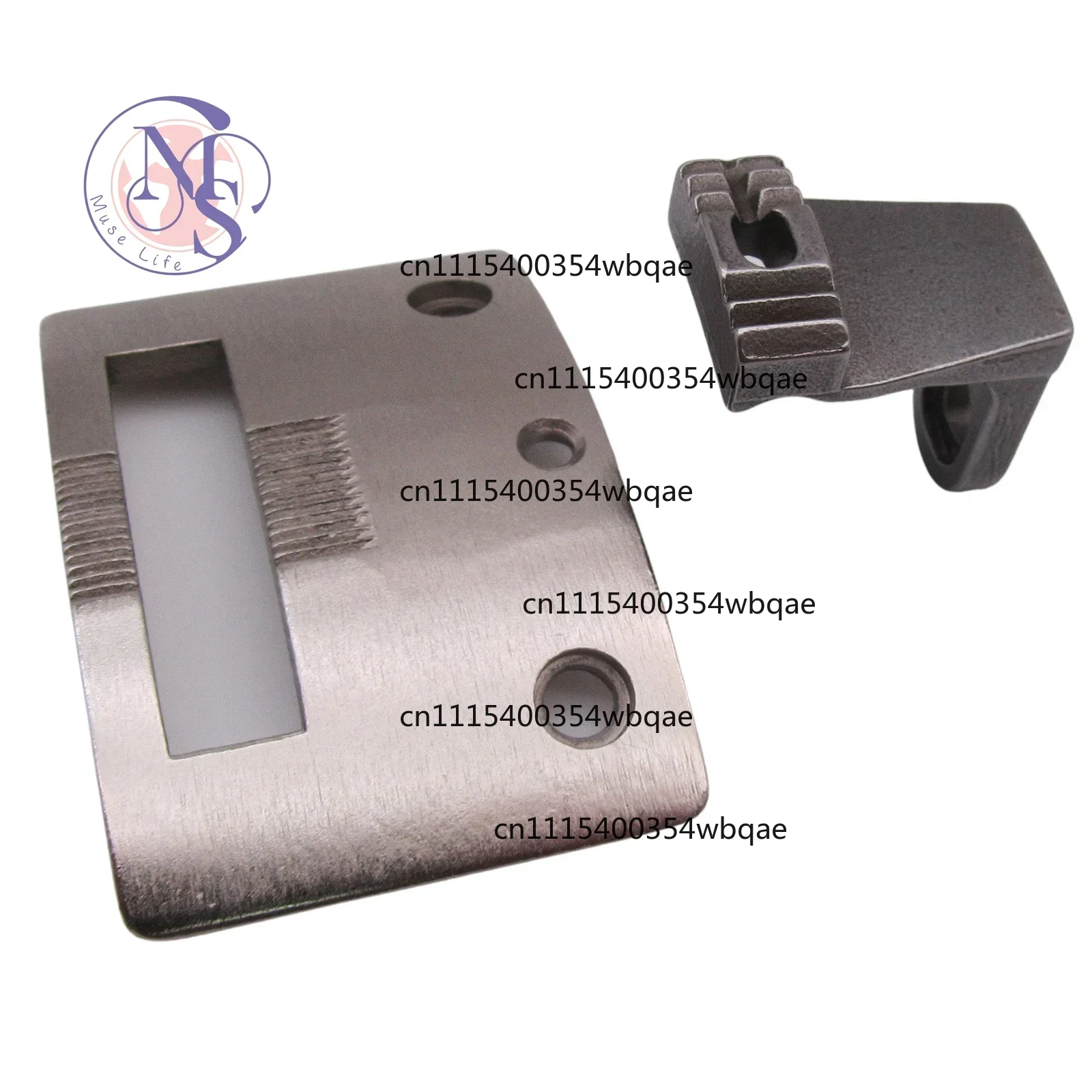 ZOCI-FOR-1Set Throat Plate Feed Dog Fit Cylinder Bed Sewing Machine TSC-441 TSC-461 TSN-421 Replacement Part