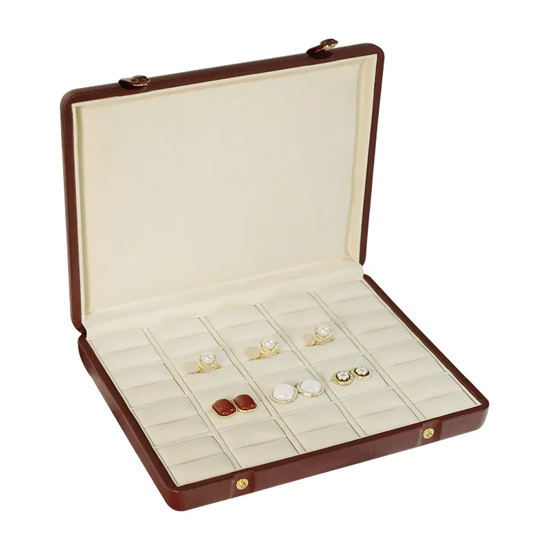 

Large capacity jewelry storage box, ring stud earrings, pendant box, ring display, jewelry packaging box, necklace box.