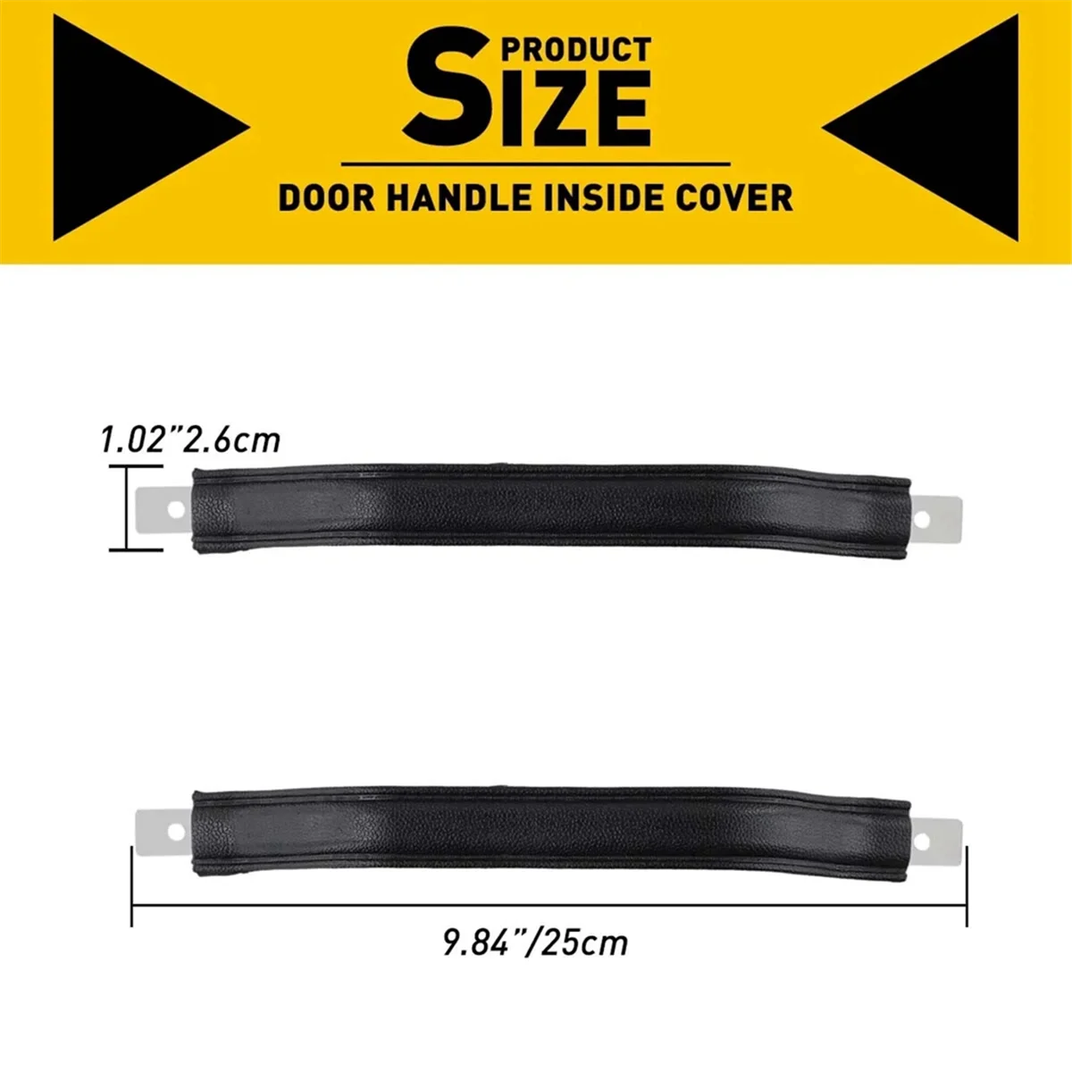 2Pcs Car Interior Door Handle Strap Pull for Jeep CJ5 CJ7 CJ8 Wrangler YJ 1987-1995 55009801KS