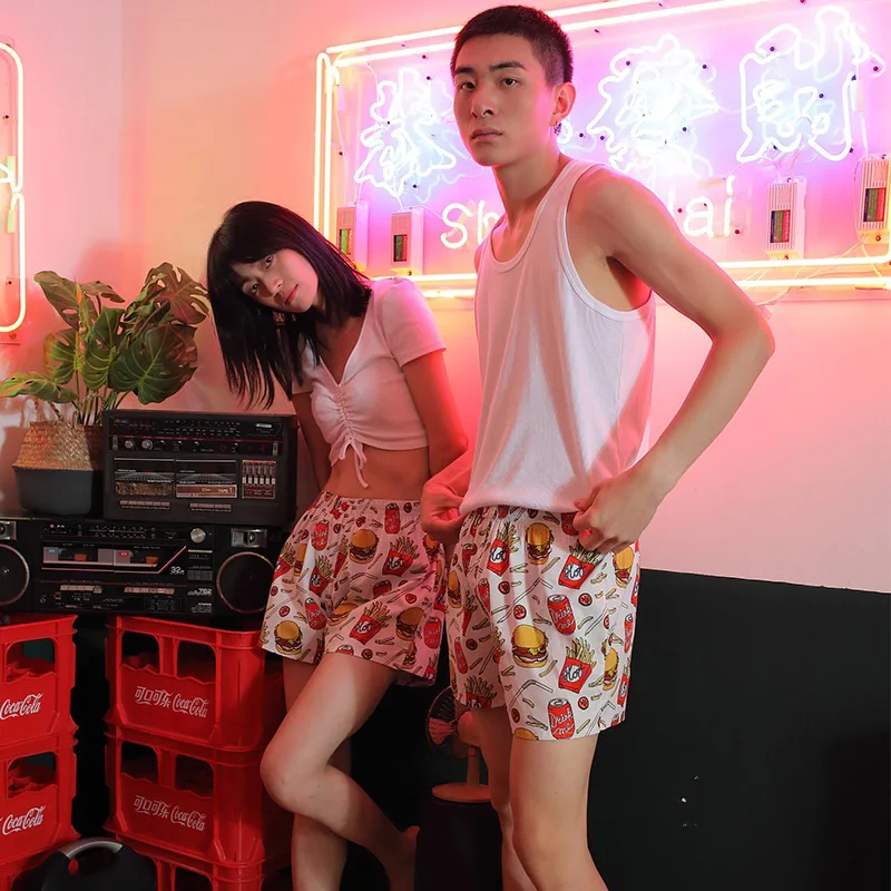 

Пара шорт с тремя точками, пляжные брюки с героями мультфильмов, спортивные шорты, домашние брюки, которые можно носить на улице, повседневные мужские брюки Aro