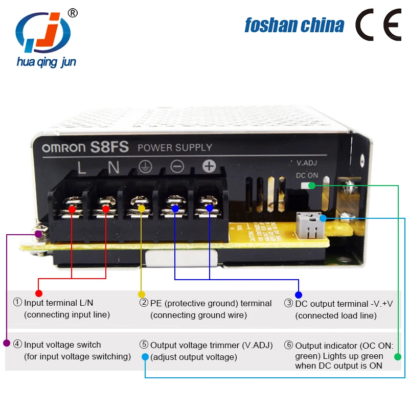 24VDC 100W 4.5A S8FS-C10024 Switching Power Supply for HMI