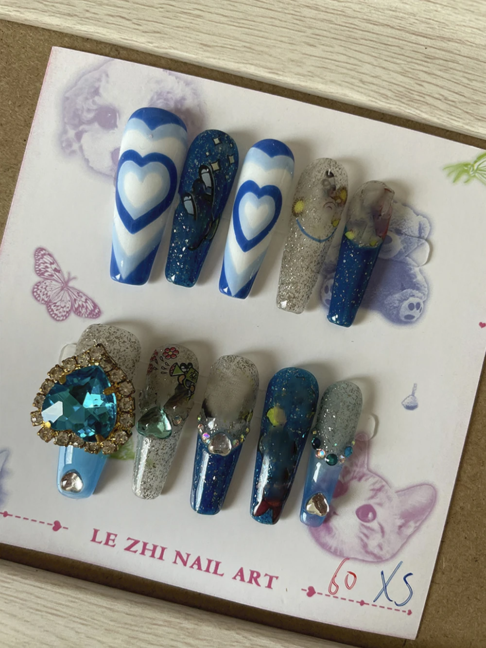 Y2K Słodki Kreskówkowy Niedźwi – Nail Art Strawberry recenzja i cena