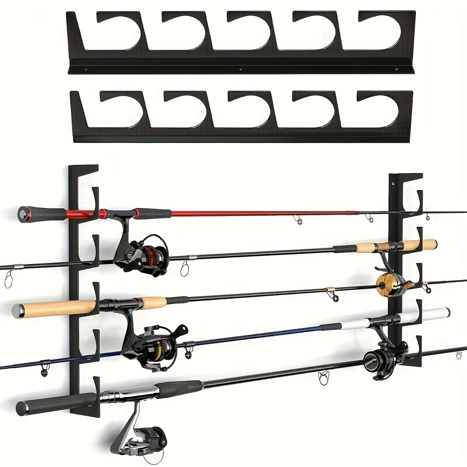 2-pecas-de-suportes-de-armazenamento-para-5-varas-de-pesca-instalados-na-parede-e-no-teto-da-garagem-adequados-para-a-maioria-das-varas-de-pesca