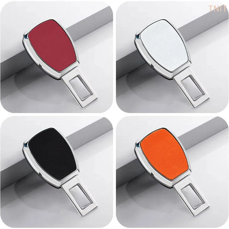 [J] 1Pcs Auto Safety Belt Extension Thick Insert Socket Extender Safety Buckle Seat Belt Buckle Plug Car Seat Belt Clip Extender